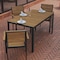 Flash Furniture Natural/Gray 55in x 31in Outdoor Patio Dining Table SB-TB269-NAT-GG - alternate 7